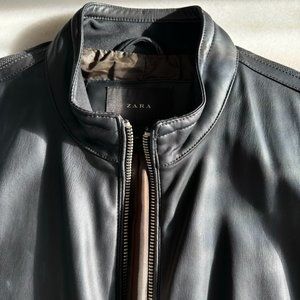 ZARA - Leather Biker Jacket